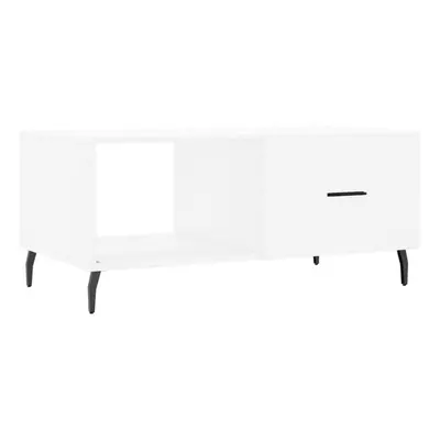 (white) vidaXL Coffee Table Tea Side Table Sofa Couch Table Sonoma Oak Engineered Wood