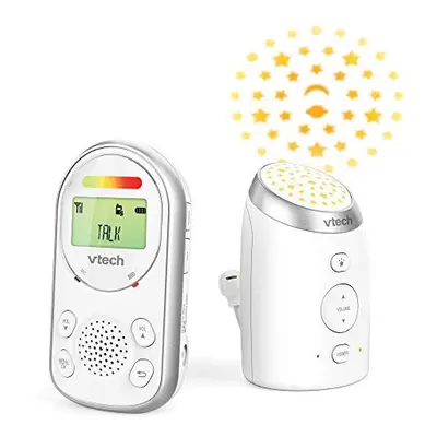 VTech AM706-1W Audio Baby Monitor with 1,000ft Long Range, 2-Way Audio Talk, Vibrating Alert and