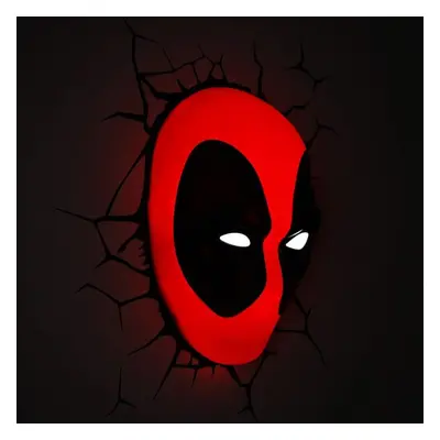 Marvel Deadpool Mask 3D Wall Light