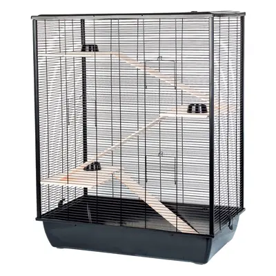 (Black) Rat Hamster Pet Animal Tiers Cage The Belfry