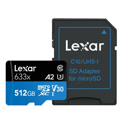 Lexar 512GB High-Performance 633x UHS-I LSDMI512BBNL633A B&H