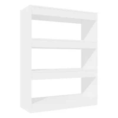 (high gloss white) vidaXL Book Cabinet/Room Divider Engineered Wood Book Cabinet Multi Colours