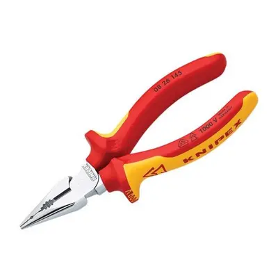 Knipex 08-26-145 SB VDE High Leverage Needle Nose Combination Pliers 145mm