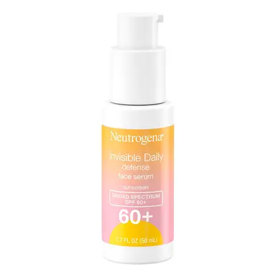 Neutrogena Invisible Daily Defense Face Serum with Broad Spectrum SPF 60+ to Help Even Skin Tone