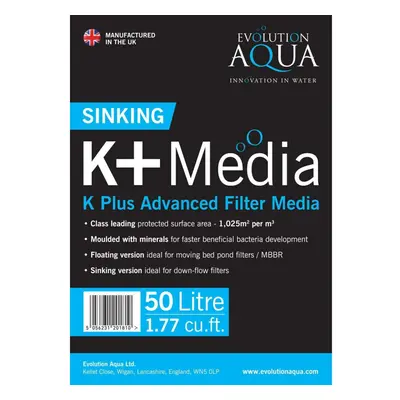 Evolution Aqua K+ Media 50L Sinking (Black)