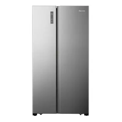 Fridgemaster American Fridge Freezer - Silver - E Rated