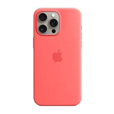 Apple - Back cover for mobile phone - MagSafe compatibility - silicone - guava - for iPhone Pro 