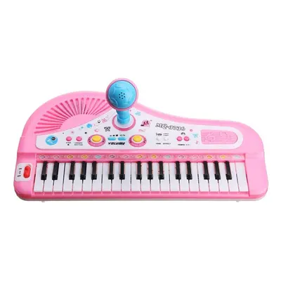 37 Keyboard Mini Electronic Multifunctional Piano With Microphone Educational Toy Piano For Kids