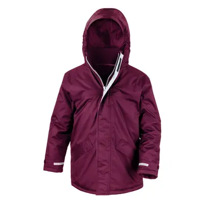 (11-12 Years, Burgundy) Result Core Childrens/Kids Winter Parka