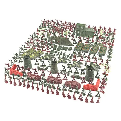 290PCS 4cm Military Model Toys Simulated Army Base for Children Toys