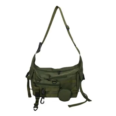 (Green) Pcs Men Nylon Dumpling Shape Three-in-one Cool Stylish Sports Hippie Bag Crossbody Shoul