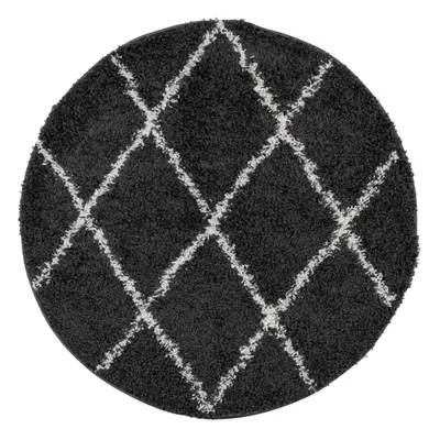 (black and cream, cm) vidaXL Shaggy Rug Floor Mat Fluffy Rug Area Rug PAMPLONA High Pile Modern