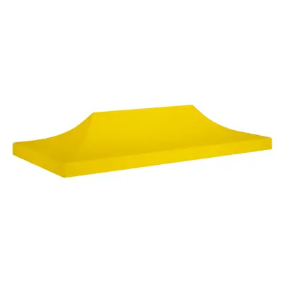 vidaXL Party Tent Roof 6x3 m Yellow g/mÂ² Replacement Canopy Gazebo Cover