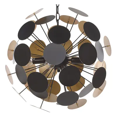 Pendant Lamp MARITSA Metal Black/ Gold