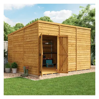 (12x10, Windowless) BillyOh Switch Overlap Pent Shed