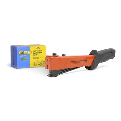 Tacwise A54 Heavy Duty Hammer Tacker with 140/10mm Staples, Uses Type / - mm Staples