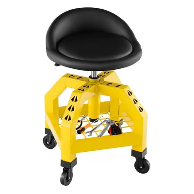 Roller Work Seats Height Adjustable Creeper W/ Tool Tray & Wheels