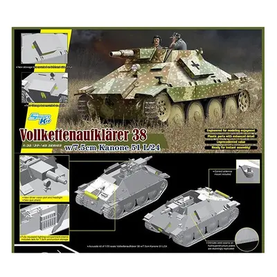 DRAGON Vollkettenaufklaerer w/Kanone 1:35 Military Model Kit