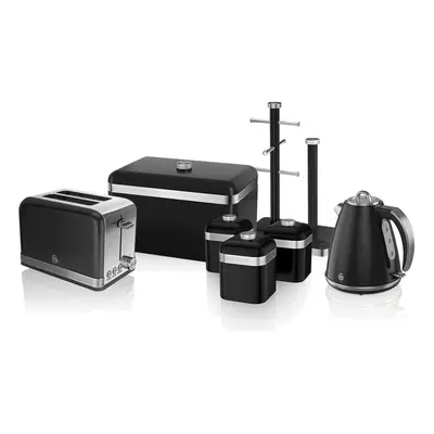 (Black) Swan Retro Kitchen Set