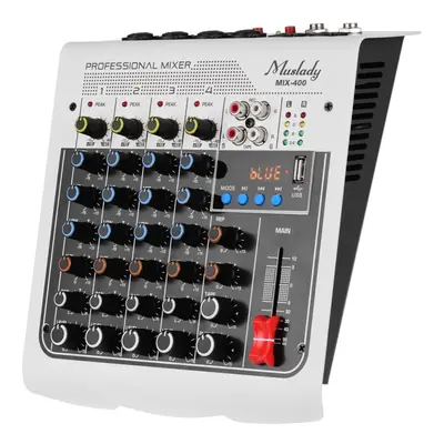 (UK Plug) 6-Channel Audio Mixer Mixing Console