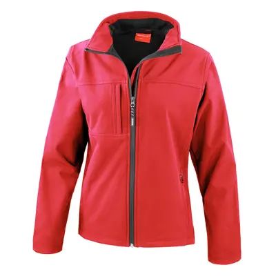 (L, Red) Result Womens Softshell Premium Layer Performance Jacket (Waterproof, Windproof & Breat