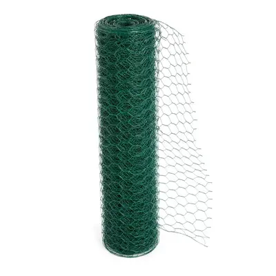 PVC Coated Green Chicken Wire 50mm x 120cm x 50m Easipet