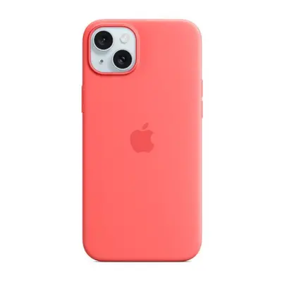 Apple - Back cover for mobile phone - MagSafe compatibility - silicone - guava - for iPhone Plus