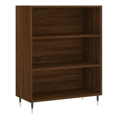 (brown oak) vidaXL Bookcase Storage Cabinet Sideboard Bookshelf Book Rack Engineered Wood