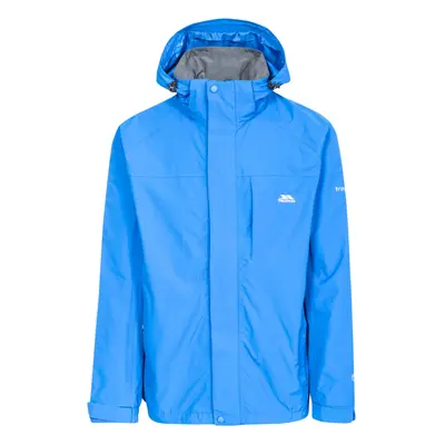 (L, Blue) Trespass Mens Waterproof Jacket Hooded Edwards II