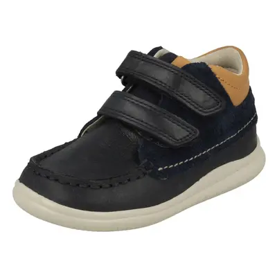 (Brown, UK Infant) Boys First Shoes By Clarks Ankle Boots Crest Tuktu