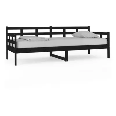 (black, x cm) vidaXL Solid Wood Pine Day Bed Indoor Bedroom Furniture Multi Colours/Sizes