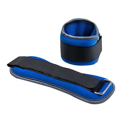 (Navy Blue, 0.5kg) Adjustable Body Building Resistance Bands Ankle Buckle Gym Thigh Leg Power We