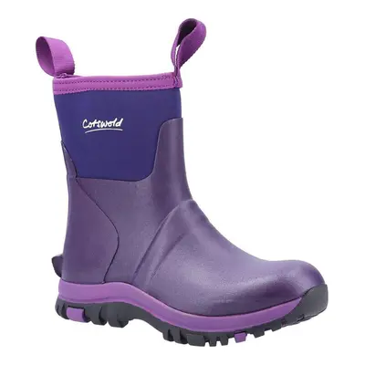 (5 UK, Purple) Cotswold Womens/Ladies Blaze Neoprene Wellington Boots