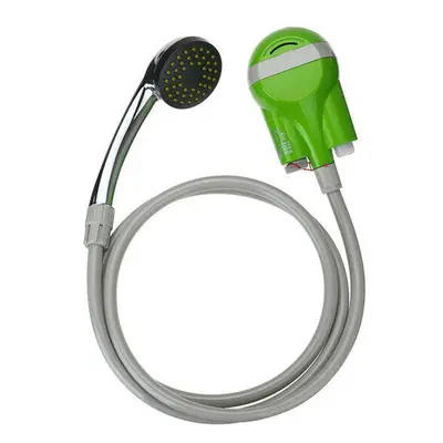 (Green) Portable Shower Water Pump USB Rechargeable Nozzle Handheld Water Spary Shower Faucet Ca