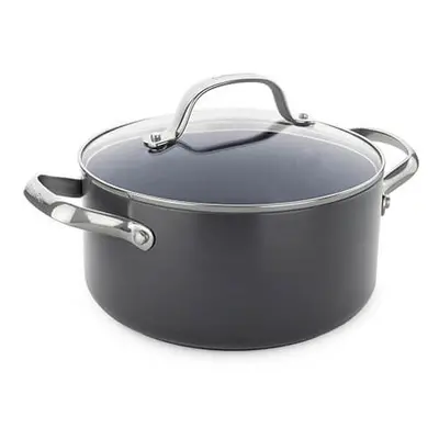 GreenPan Venice Pro Hard Anodised Ceramic Non-Stick 20cm Casserole With Lid