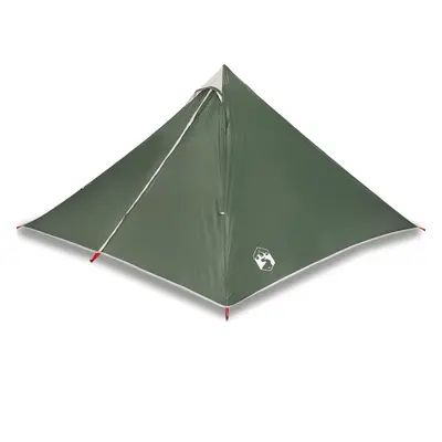 (Green) vidaXL Family Tent Tipi 7-Person Outdoor Lightweight Camping Tent Waterproof