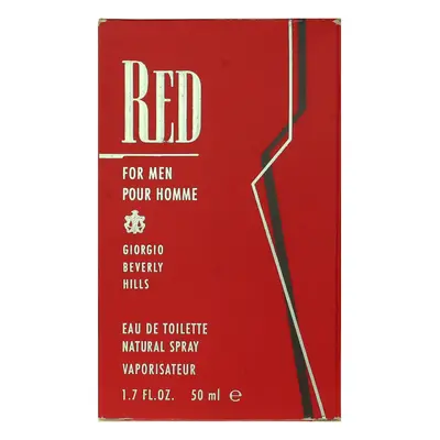 Giorgio Beverly Hills Red Men Pour Homme Eau De Toilette Spray 1.7Oz/50ml In Box