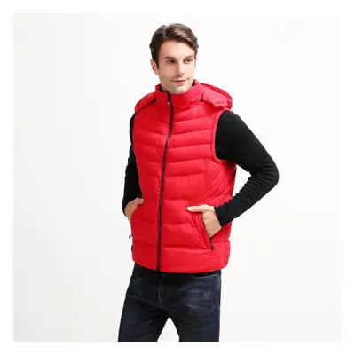 (M) Intelligent Winter Electric Heating USB Sleeveless Vest Temperature Control Full