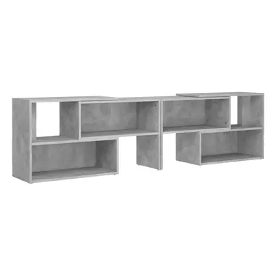 vidaXL TV Cabinet Concrete Grey Engineered Wood Home Sideboard Plasma Cabinet