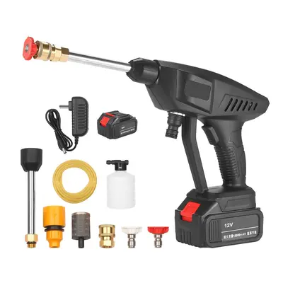 (UK Plug) Portable High Pressure Washer Machine With Foam Generator Nozzle