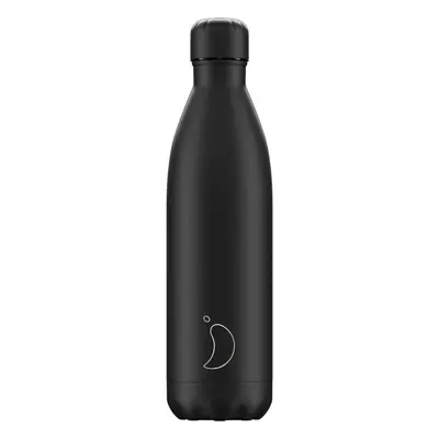 Chilly's Water Bottle Stainless Steel, Reusable Leak Proof-Black 750ml