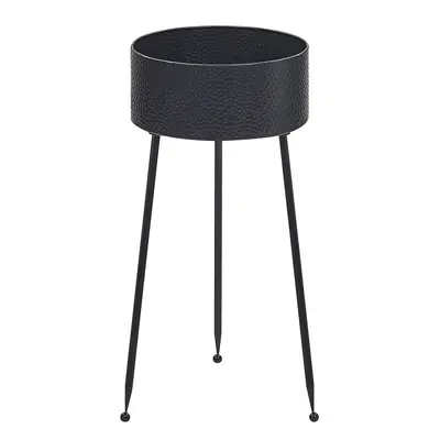 Plant Stand LEIKA Metal cm Black