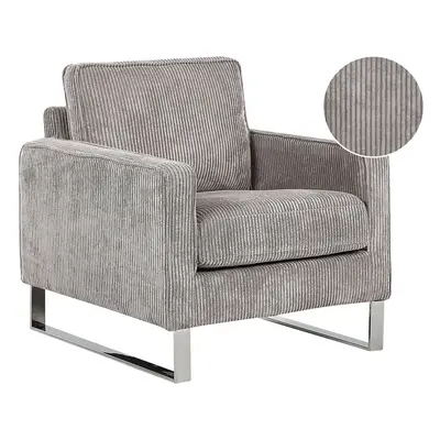 Armchair VIND Corduroy Light Grey