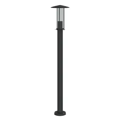 (black, cm/ pcs) vidaXL Outdoor Floor Lamps Garden Standing Lamp 3pcs Black Stainless Steel