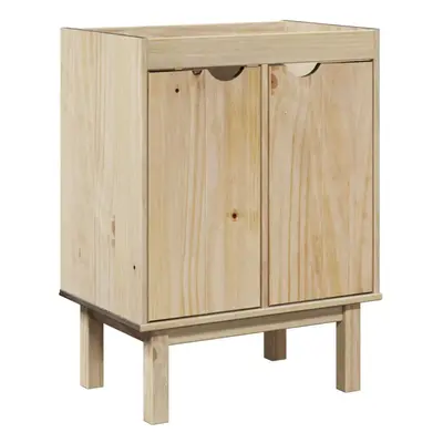 vidaXL Bathroom Sink Cabinet Storage Cupboard Vanity Unit Solid Wood Pine