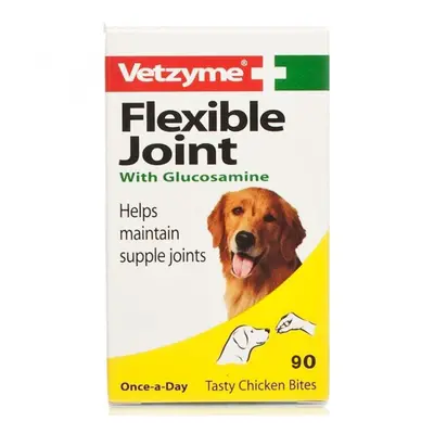 (270 tablets) Vetzyme Flexible Joint Tablets for Dogs with Glucosamine