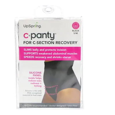 UpSpring, C-Panty, For C-Section Recovery, Black, Size S/M