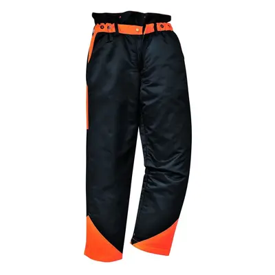 (Black/Orange, XXL) Portwest Oak Trousers