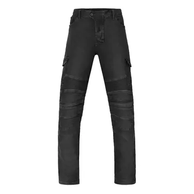 (XL) Motorcycle Pants Men Jeans Protective Gear Riding Trousers With Hip Protection+Knee Pads