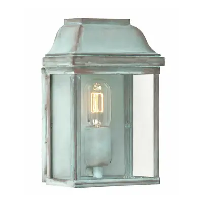 Outdoor IP44 Wall Light Sconce Verdigris LED E27 100W Bulb External d02557